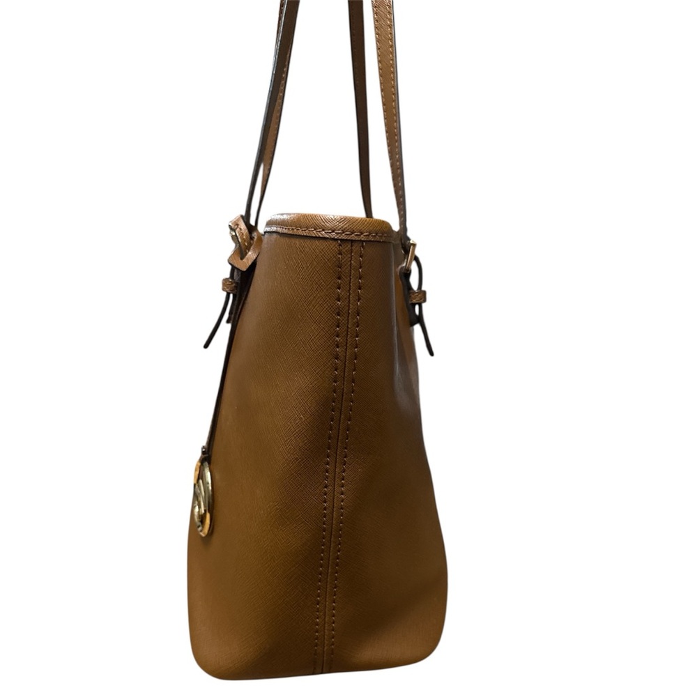 Michael Kors Tan Leather Tote Bag - Picture 5 of 7